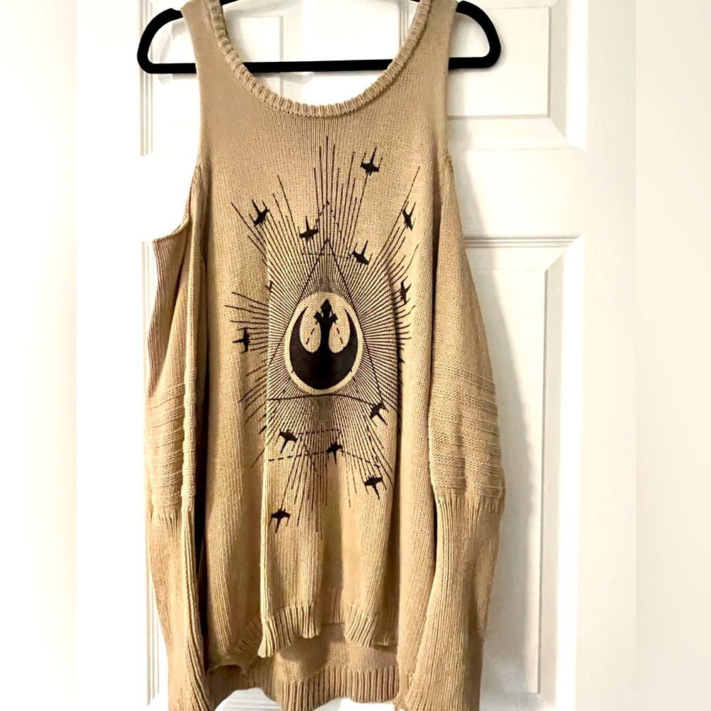 Star wars Cold Shoulder Sweater Plus size 1